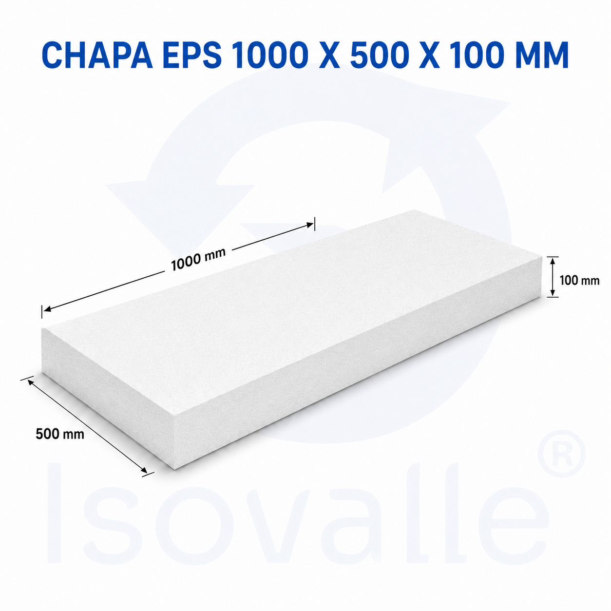 Chapa de EPS 100mm