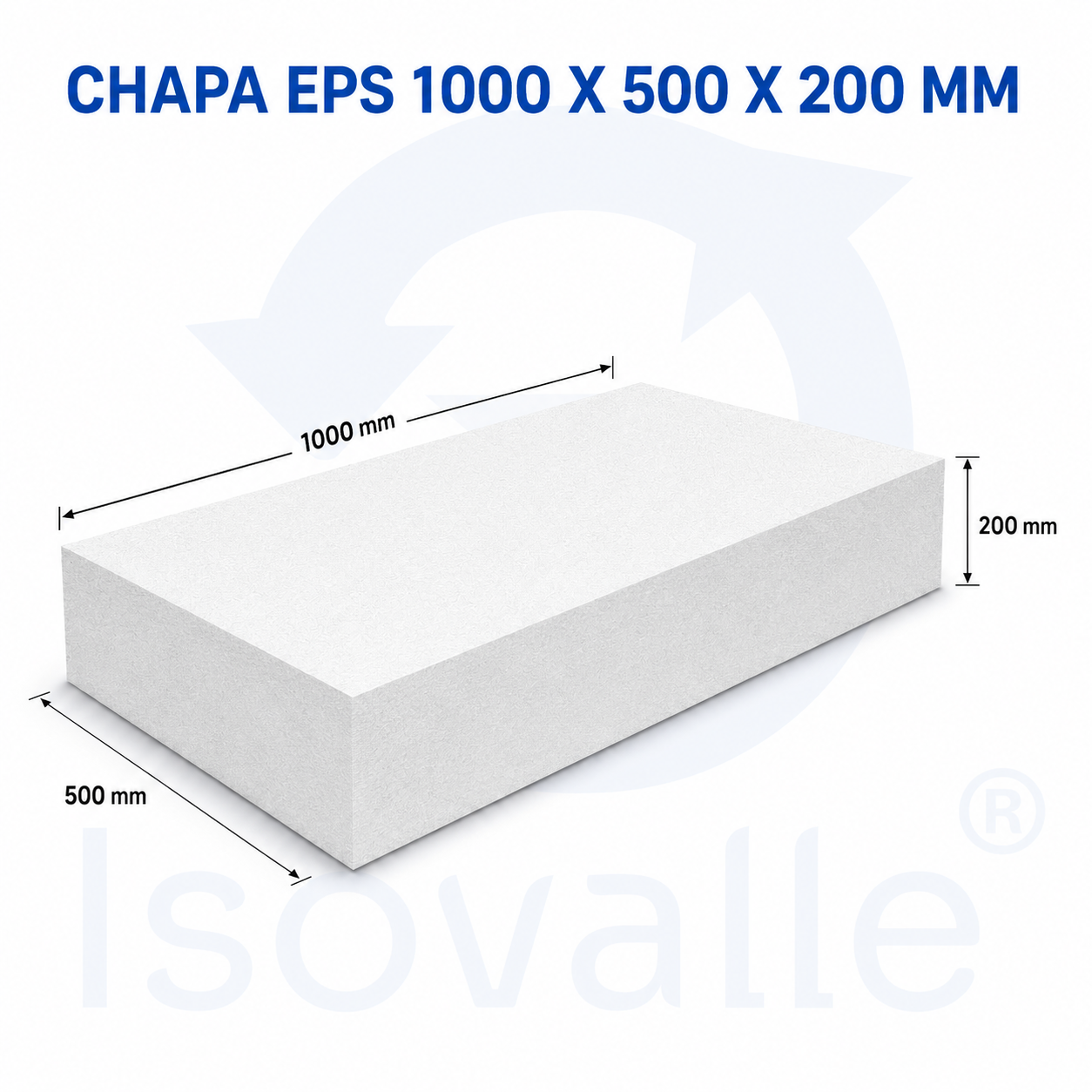 Chapa de EPS 200mm