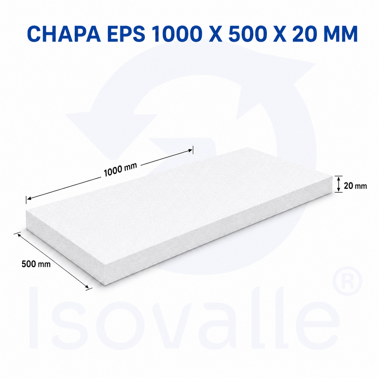 Chapa de EPS 20mm