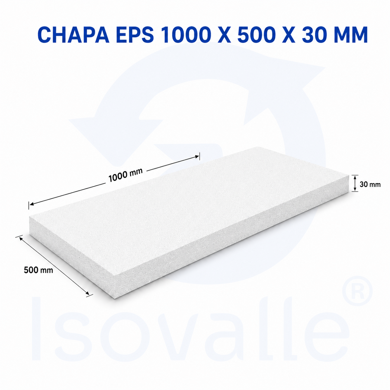 Chapa de EPS 30mm