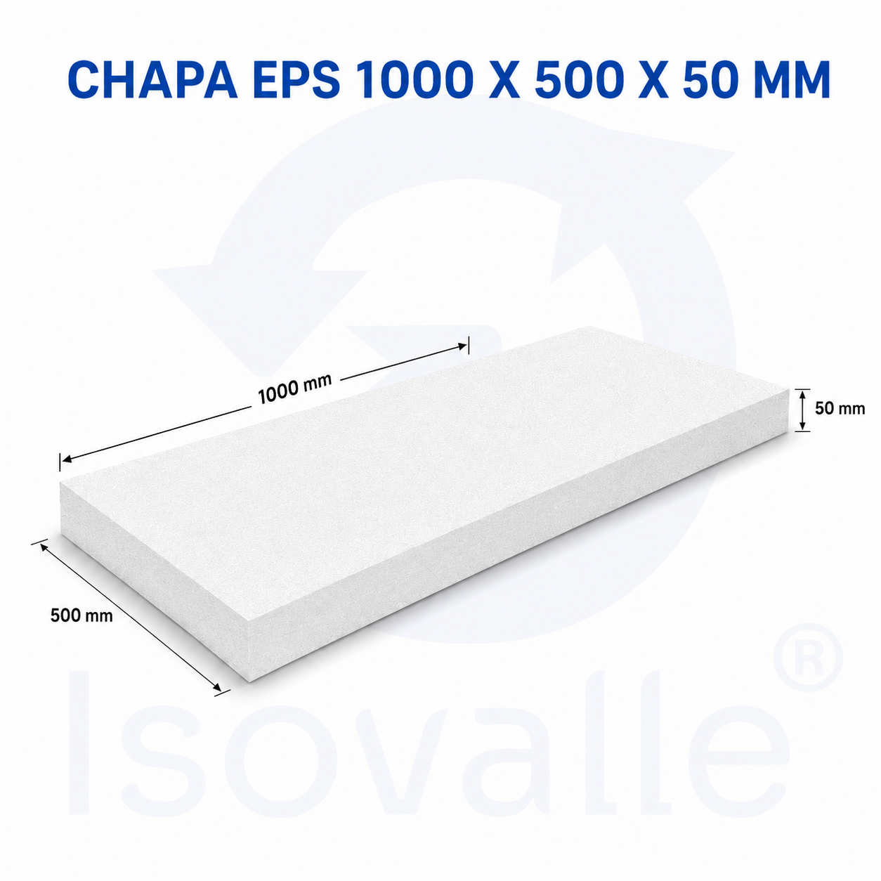 Chapa de EPS 50mm